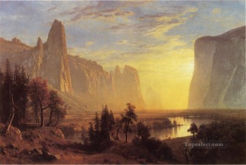 Paisajes Painting - Valle Yosemite Parque Yellowstone Albert Bierstadt Paisaje